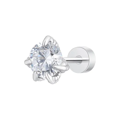 BING STUDIO Титановые стальные серьги-гвоздики унисекс