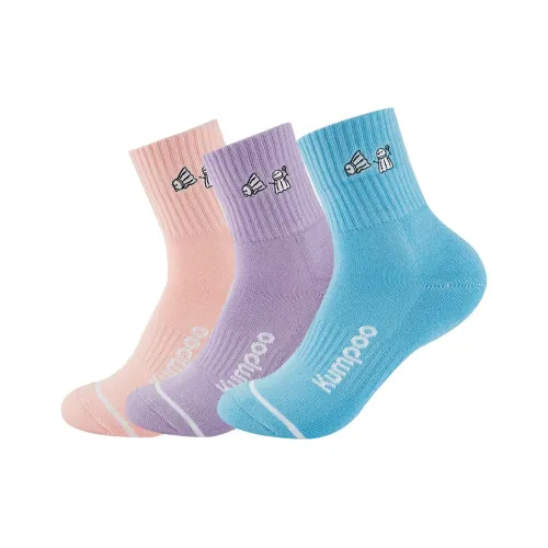 KUMPOO Носки Crew Унисекс упаковка из 3 пар
