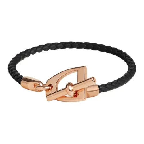 HERMES Металл Браслеты Унисекс Черный