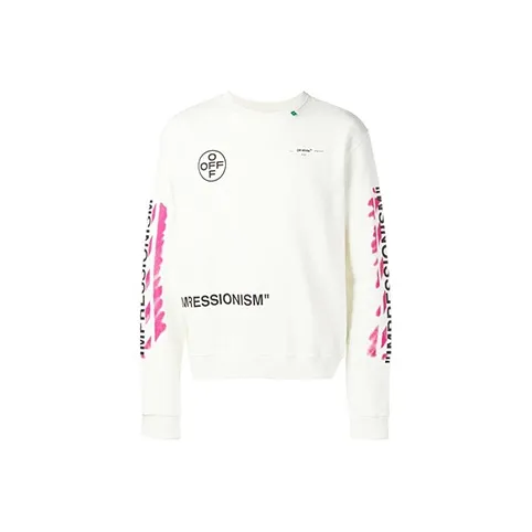 Off Белый SS19 Мужские Свитшоты