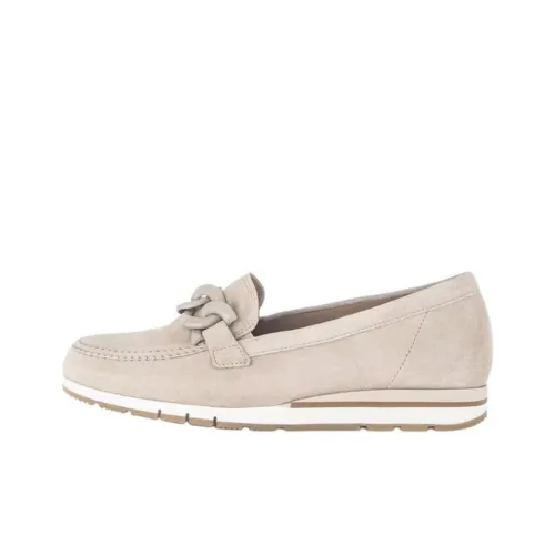 Gabor Comfort Лоферы 3 см Женские Светлый Умбра