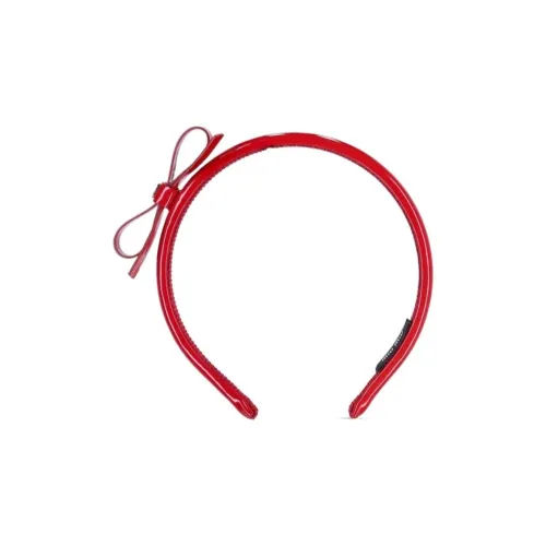 MIU MIU Lambskin Headbands Women's Red