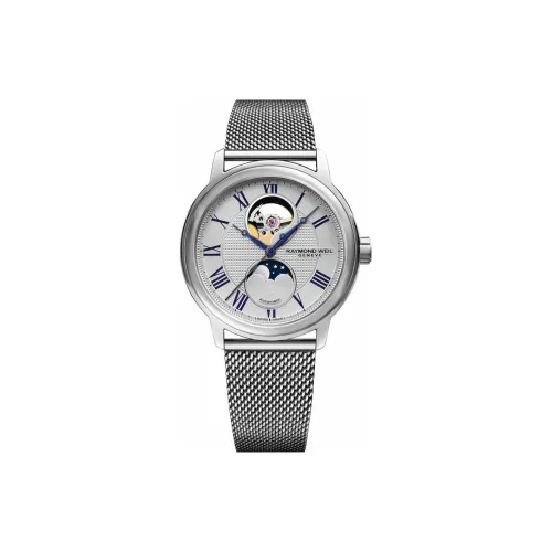 Raymond Weil Автоматический Механический Механизм Мужские Часы 39,5 мм Серебряный