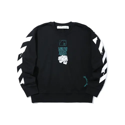 Off Белый SS20 Черный Мужские Толстовки