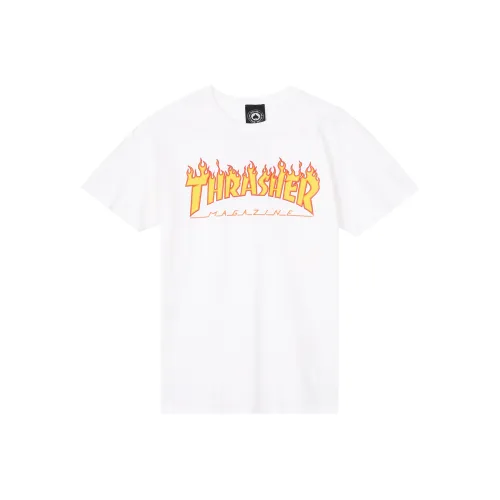 Thrasher T-Shirt US Version Unisex White