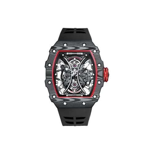 GEYA Автоматический механический механизм Мужские часы Engine Collection 50мм*20мм*17мм Скелет