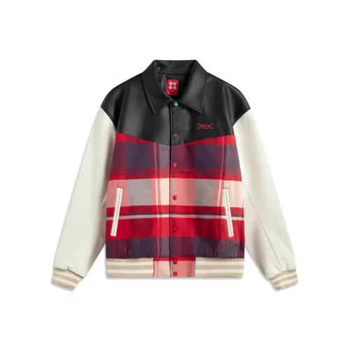 LINING Rijin Doujin Collection Пуховая куртка Мужская Красная Клетка