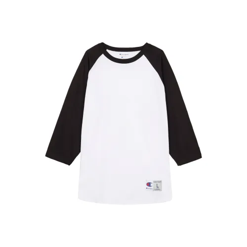 Champion T-Shirt US Version Unisex Черный Белый