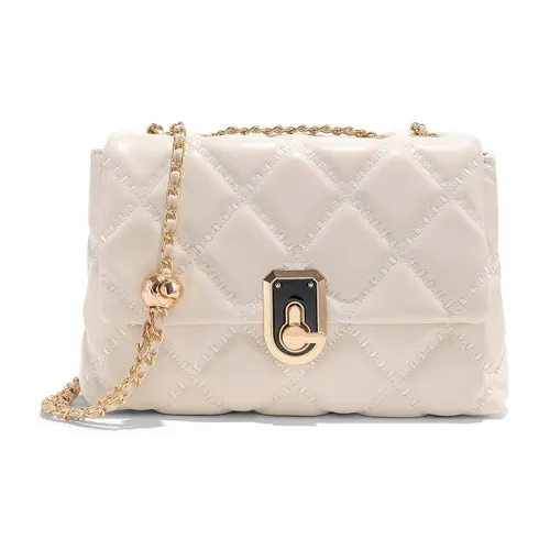 CLEVER KETCH ПУ (полиуретан) Сумка через плечо Женская Экрю Черный