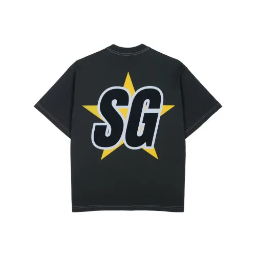 SKUNK GALLERY Короткий рукав T-рубашки Мужские Темно-серый