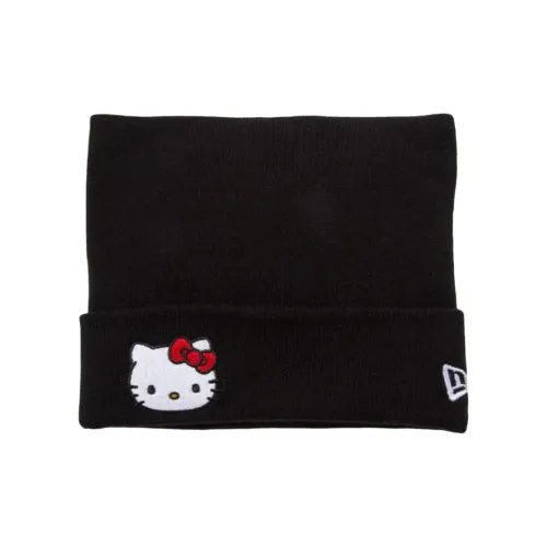 New Era x Hello Kitty Трикотажная ткань Шапки-бини Унисекс Черный