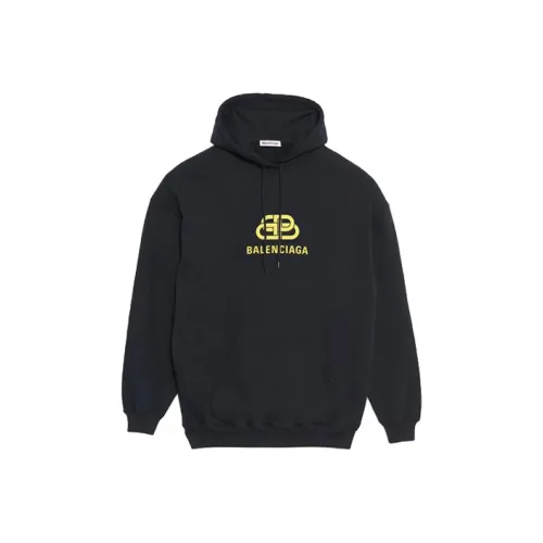Balenciaga Свитшот Унисекс Черный Желтый