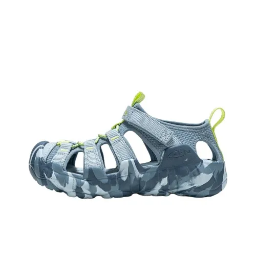 KEEN HYPERPORT Slip-resistant и дышащие низкие топы детские сандалии небесно-голубого цвета для подростков