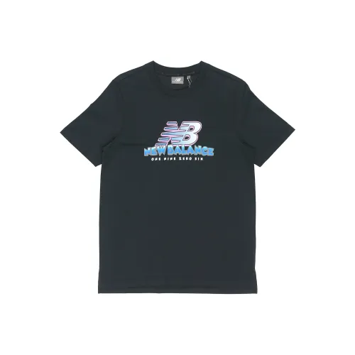 New Balance T-Shirt Мужской Черный
