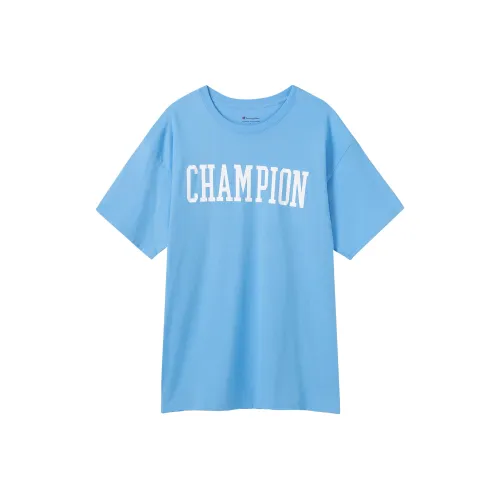Champion T-Shirt US Version Unisex Sky Blue