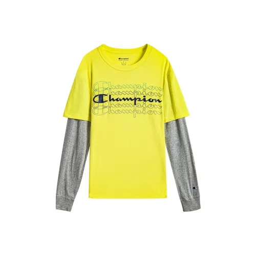 Champion T-Shirt US Version Unisex Yellow