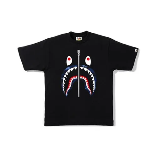A BATHING APE Shark Series T-Shirt Унисекс Черный