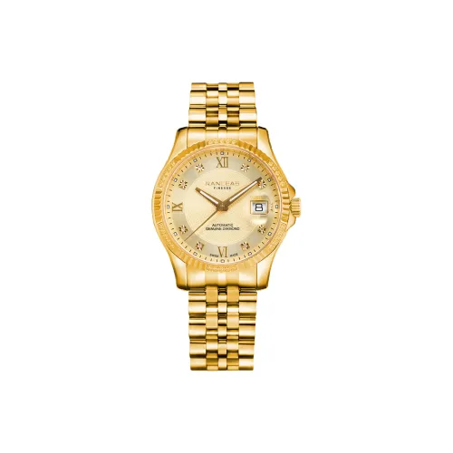 RANCEAS Sorontun Collection Автоматический Механический Механизм Мужские Часы Часы 40 мм Золотой Циферблат