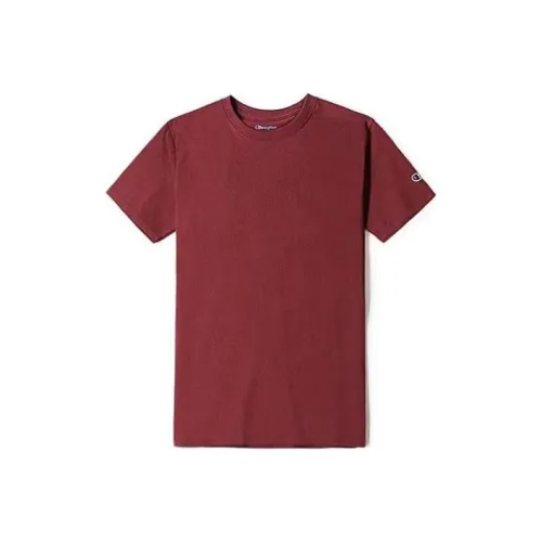 Champion T-Shirt US Version Unisex Burgundy
