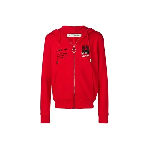 Off Белый Mona Lisa series Мужские Свитшоты