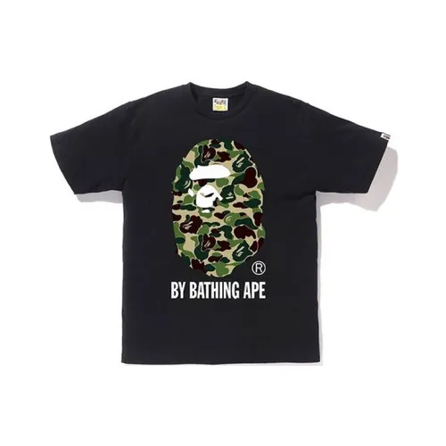 A BATHING APE Голова Series Регулярная T Рубашка Унисекс