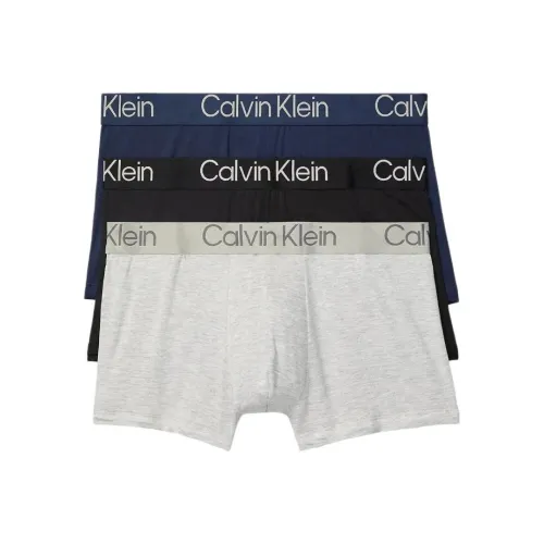 Calvin Klein 3 упаковки Мужские штаны Arrow Черные+Синие+Серые