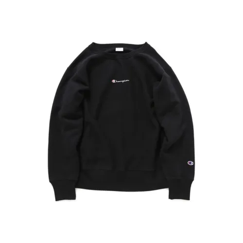 Champion Свитшот Японская версия Унисекс Черный