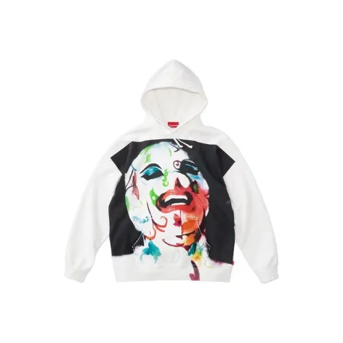 Supreme Белый Унисекс Свитшоты