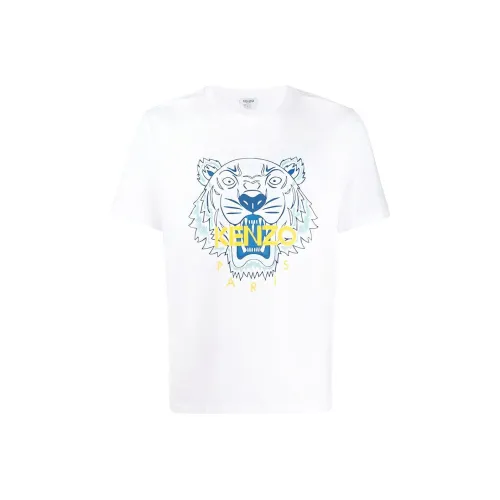 KENZO Classic Tiger Head T-Shirt Мужская Белая