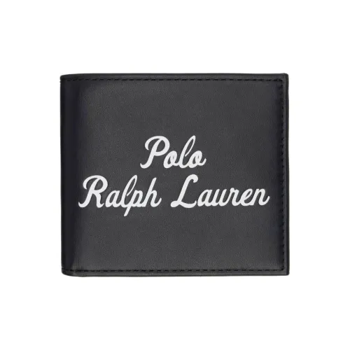 Polo Ralph Lauren Кожа Кошелек Мужской Черный
