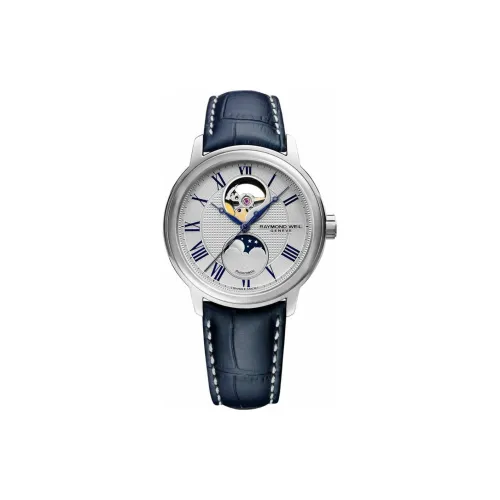 Raymond Weil Автоматический Механический Механизм Мужские Часы 39,5 мм Серебряный