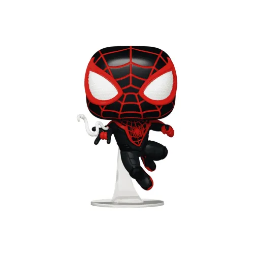 Funko Spider Man 2 Miles Morales Улучшенный Красный Костюм Фигурки в стиле Chibi