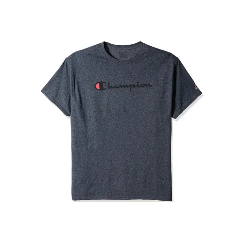 Champion Straight Fit T-Shirt US Version Unisex Dark Gray Чемпион Прямой крой T-Рубашка Версия для США Унисекс Темно-Серый
