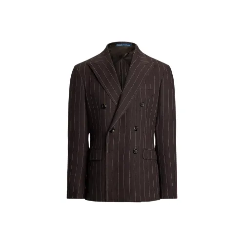 Polo Ralph Lauren Бизнес-костюм Пальто Мужской Коричневый