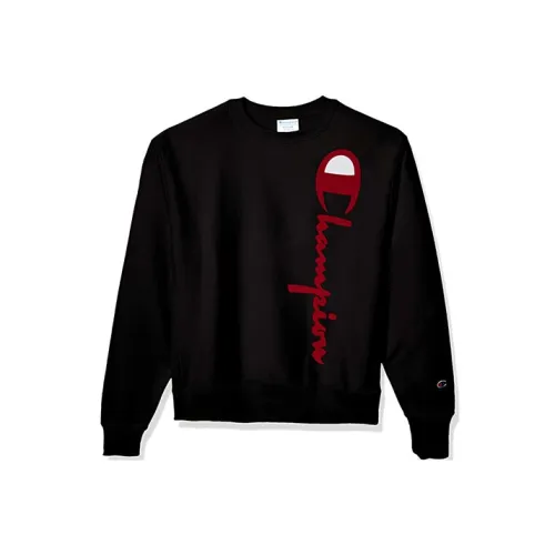 Champion Толстовка Американская версия Унисекс Черный