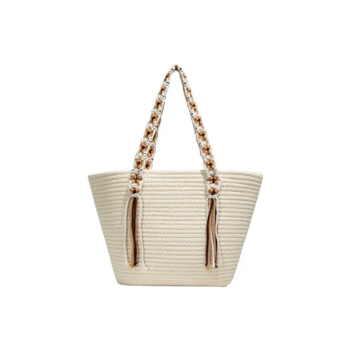 RUIPAI Вязаные ткани Нить Сумка Сумка через плечо Стандартная Женская Экрю Хаки