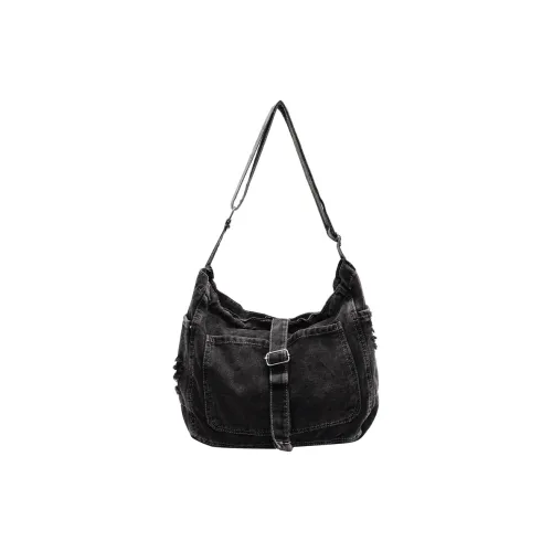 SUN EARTH U Denim Crossbody Bag Shoulder Bag Standard Women's Black Dark Blue Light Blue SUN EARTH U Деним Сумка через плечо Сумка на плечо Стандартная Женская Черная Темно-синяя Светло-синяя