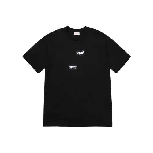 Supreme x COMME DES GARCONS SHIRT Split BOX LOGO Tee FW18 Shirt Unisex Black