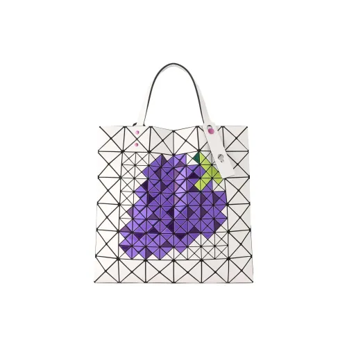 ISSEY MIYAKE Поливинилхлоридная смола Тоут Сумка Сумка для покупок Сумка Унисекс Фиолетовый Белый