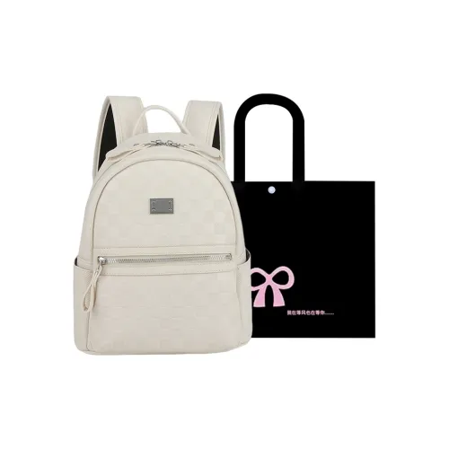 HACIN ПУ (полиуретан) Рюкзак Стандартный Женский Черный Белый