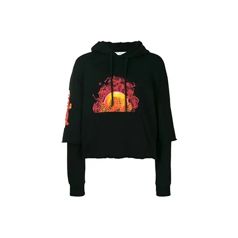 Off Белый SS19 Мужские Свитшоты