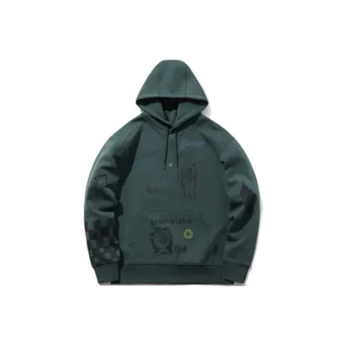 LINING Толстовка Мужская Темно-Зеленая