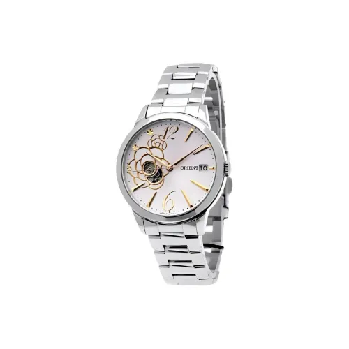 ORIENT Автоматический Механический Movement Женские Часы 35,5 мм Розовые