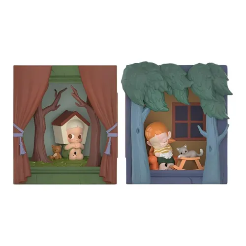 POP MART Zsiga Window Куклы Внутри и снаружи Trend-Based Products 12,3 см