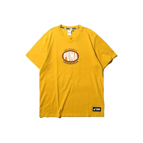 PUMA Желтая Рубашка Мужская T-Рубашка