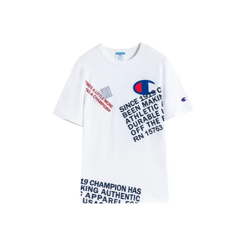 Champion Straight Fit T-Shirt US Version Unisex White