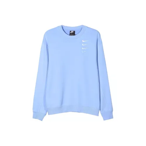 Nike Толстовка Мужская Светло-Синяя