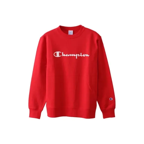Champion Свитшот Японская версия Унисекс Красный