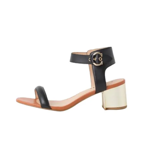 COACH Marci one Ремень Сандалии 5,7cm Женские Черный