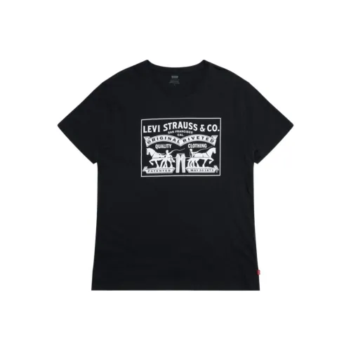 Levis Мужские Черные T-Рубашки